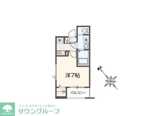MELDIA大袋の物件間取画像